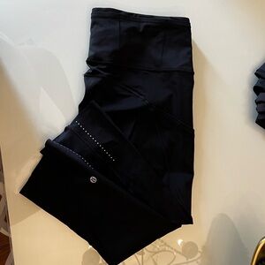 Lululemon cropped workout legging sz 12